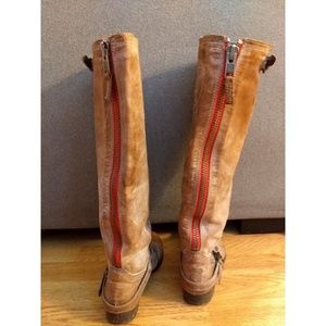 Steve Madden Brown Leather Boots Roady